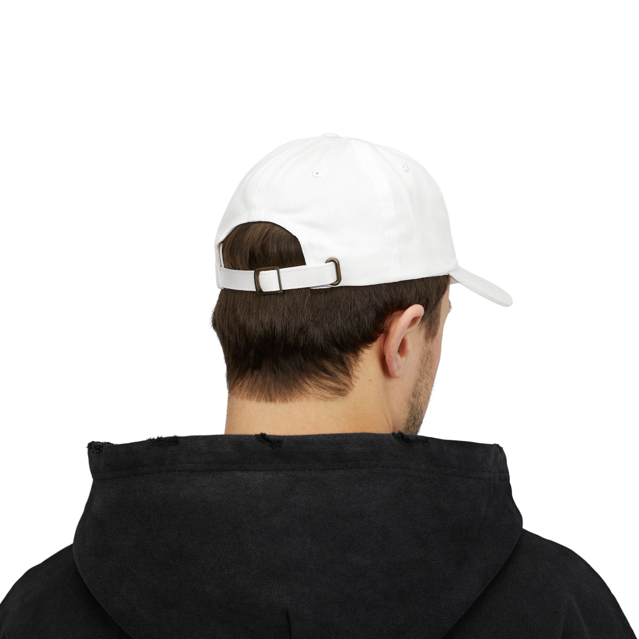 S3XY Embroidered Dad Cap — White Classic Baseball Hat