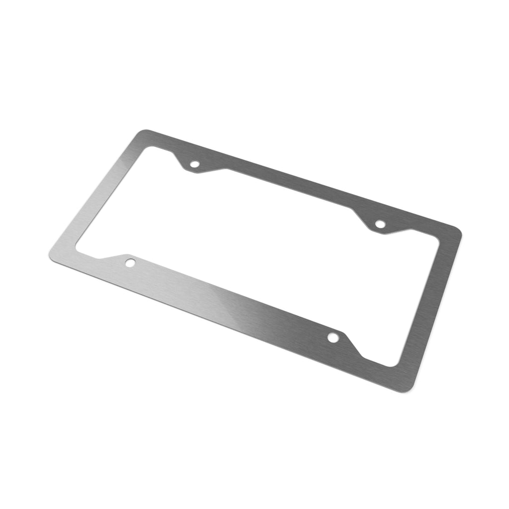 Metal License Plate Frame — “Occupy Mars” Stainless Steel Car Plate Frame