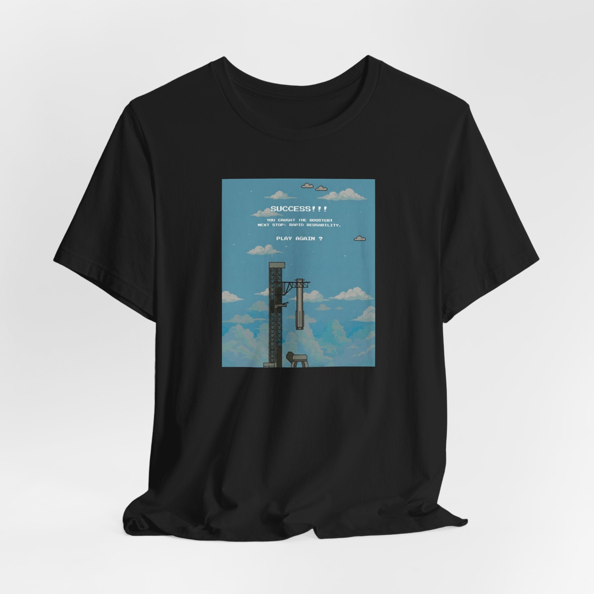 Starship First Rocket Catch Graphic Tee — SpaceX Tribute T-Shirt