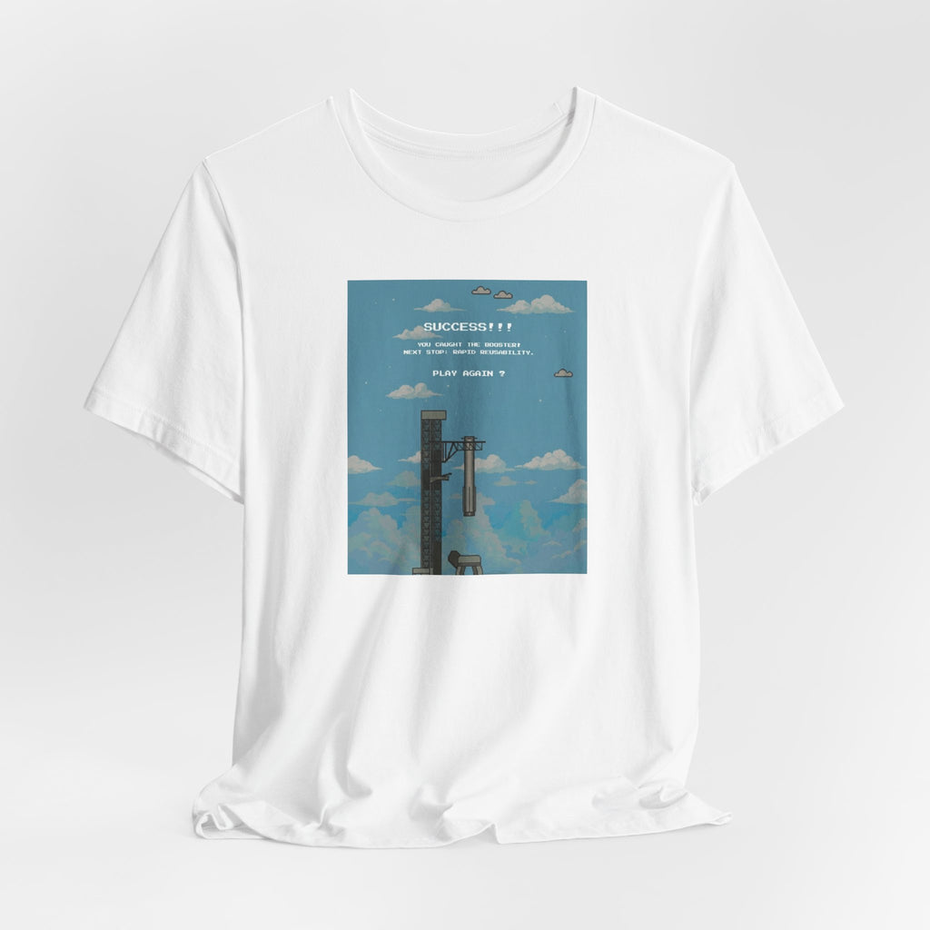 Starship First Rocket Catch Graphic Tee — SpaceX Tribute T-Shirt